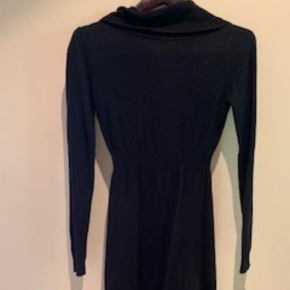 Turtleneck knit dress